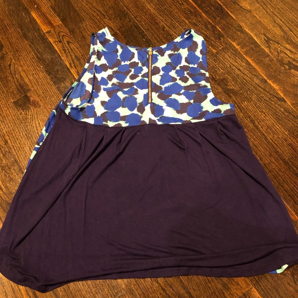 Large Blue Sleeveless Blouse from Aqua - Picture 2 of 5